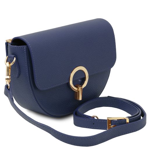 Black leather Shoulder Bags Astrea - by Tuscany Leather