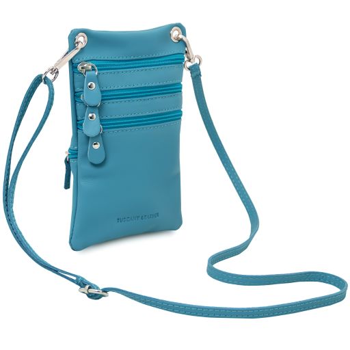 Red leather Shoulder Bags TL by Tuscany Leather