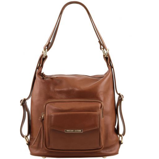 TL Bag - Leather convertible backpack shoulderbag