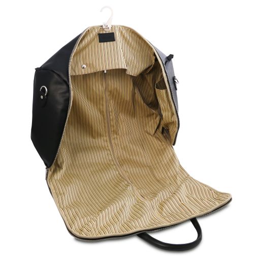 Black leather Garment Bags Antigua - by Tuscany Leather