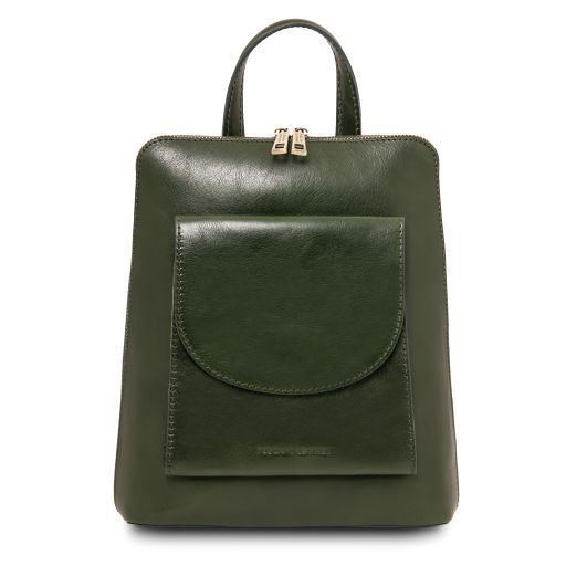 Paris - Small leather backpack for women