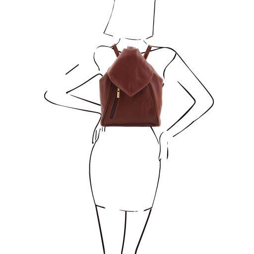 Brown leather Backpacks Delhi - by Tuscany Leather