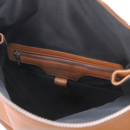 Light Blue leather Backpacks Denver - by Tuscany Leather