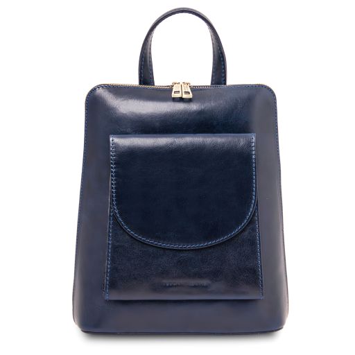 Paris - Small leather backpack for women