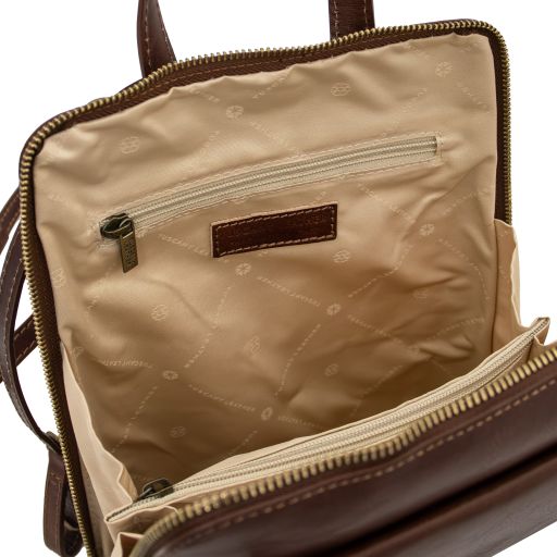 Paris - Small leather backpack for women
