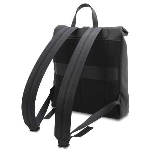 Light Blue leather Backpacks Denver - by Tuscany Leather