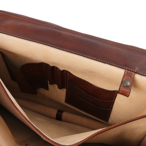 Black leather Briefcases Ancona - by Tuscany Leather