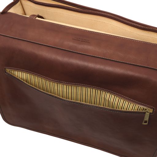 Black leather Briefcases Ancona - by Tuscany Leather