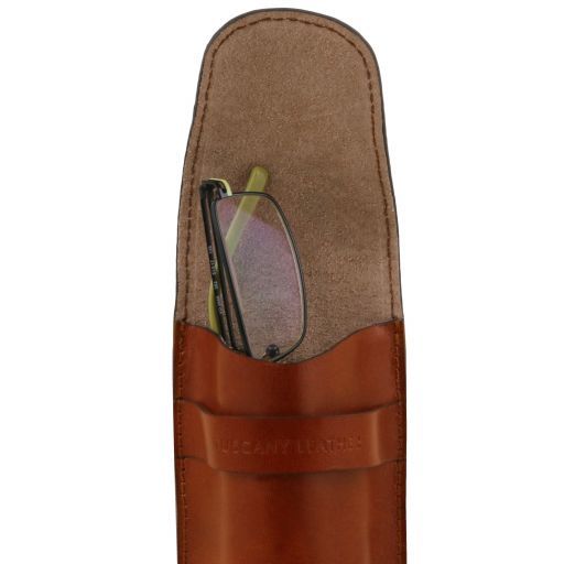 Red leather Travel Accessories Exclusive by Tuscany Leather