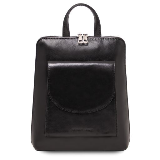 Paris - Small leather backpack for women