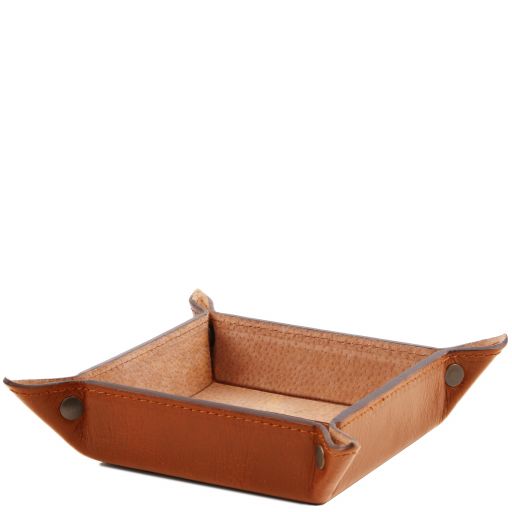 Exclusive leather valet tray Large size