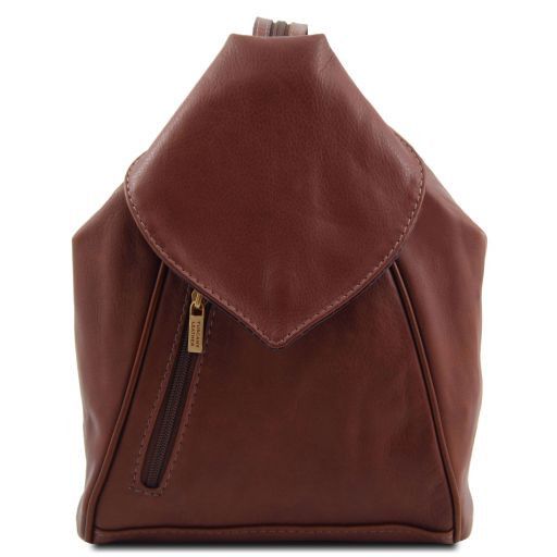 Brown leather Backpacks Delhi - by Tuscany Leather