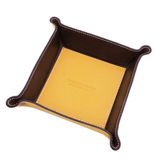 Lipstick Red leather Travel Accessories Leather valet by Tuscany Leather
