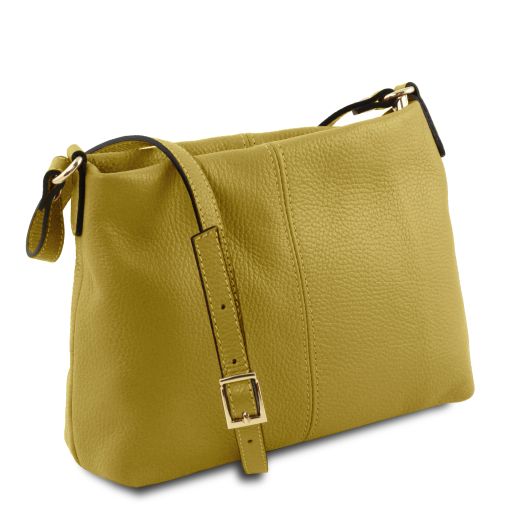 Azure leather Shoulder Bags TL by Tuscany Leather