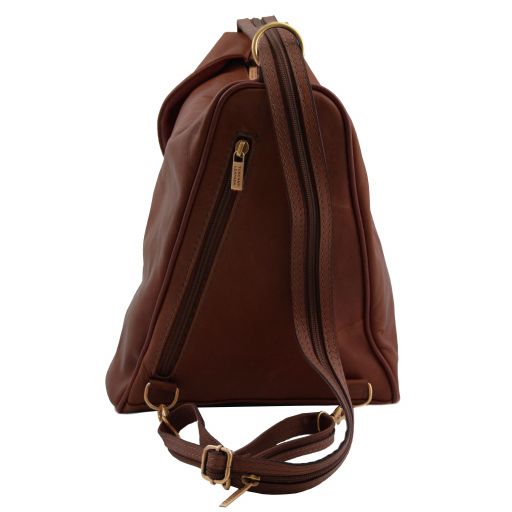 Brown leather Backpacks Delhi - by Tuscany Leather