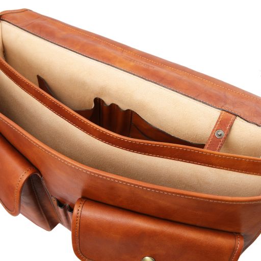 Black leather Briefcases Ancona - by Tuscany Leather