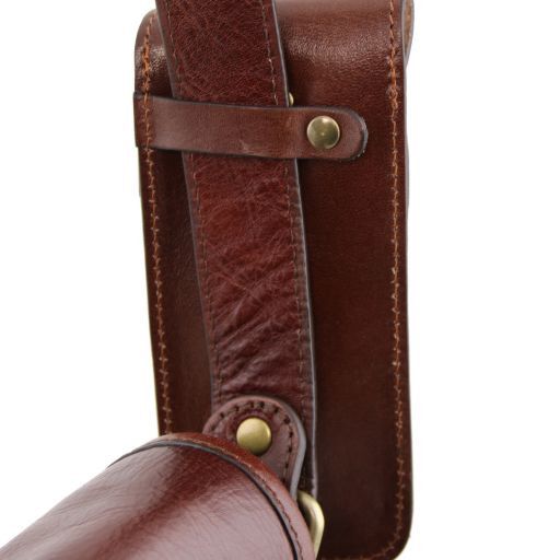 Red leather Travel Accessories Exclusive by Tuscany Leather