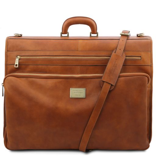 Natural leather Garment Bags Papeete - by Tuscany Leather