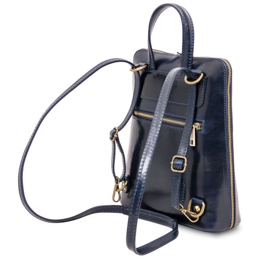 Paris - Small leather backpack for women