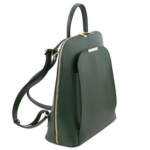 Cognac leather Backpacks TL by Tuscany Leather