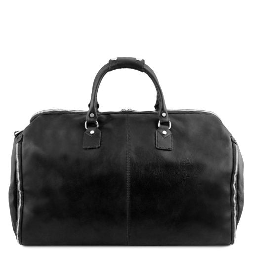 Black leather Garment Bags Antigua - by Tuscany Leather