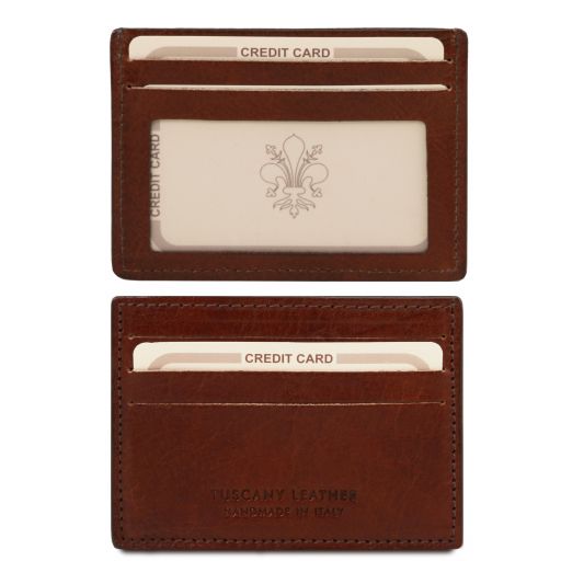 Brown leather Travel Accessories Exclusive by Tuscany Leather