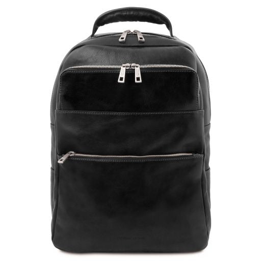 Black leather Backpacks Melbourne - by Tuscany Leather