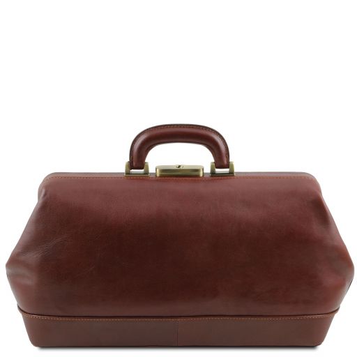 Brown leather Doctor Bags Bernini - by Tuscany Leather