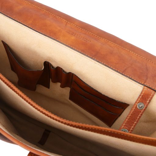 Black leather Briefcases Ancona - by Tuscany Leather