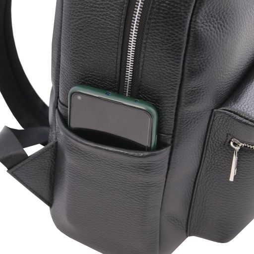 Grey leather Backpacks Dakota - by Tuscany Leather