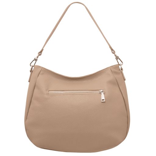 Taupe leather Handbags Brenda - by Tuscany Leather