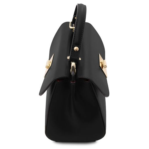 Black leather Handbags Armonia - by Tuscany Leather