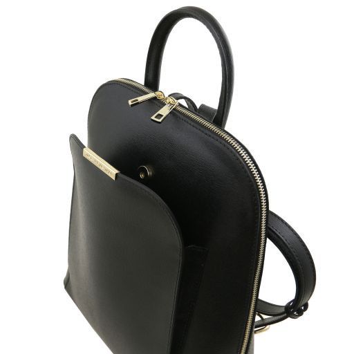TL Bag - Saffiano leather backpack for women