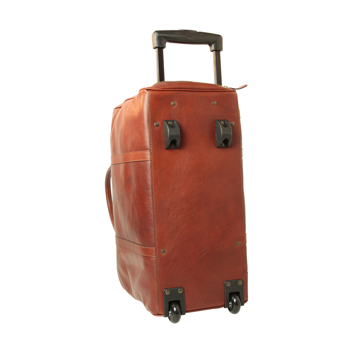 Buffalo Leather Duffle Bag-Brown