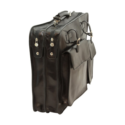Leather Briefcase - Black
