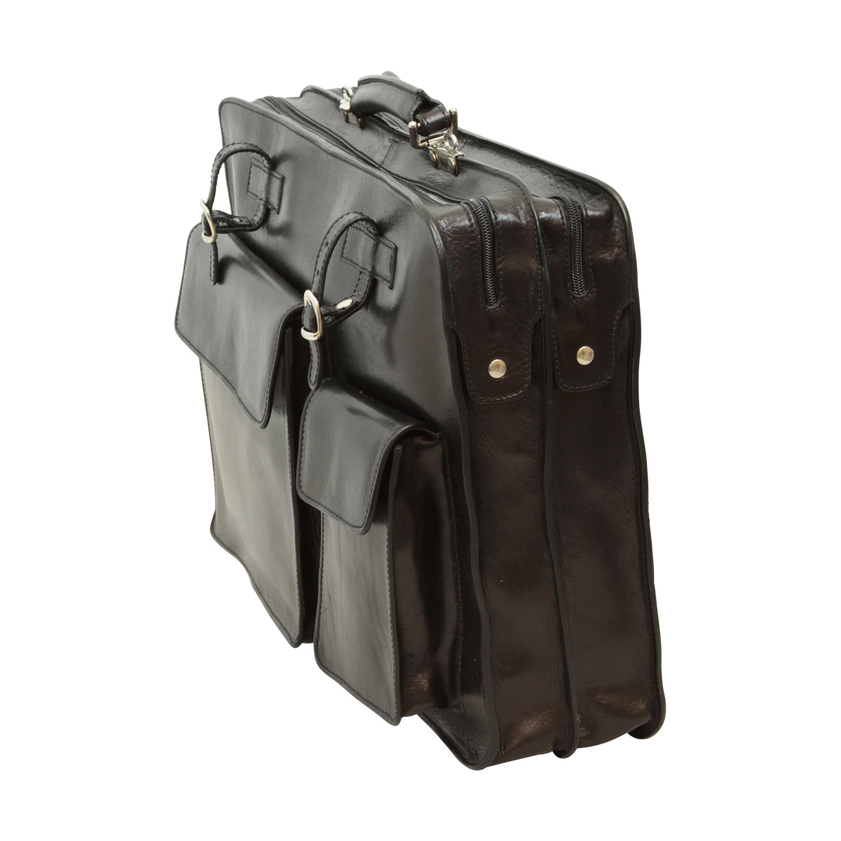 Leather Briefcase - Black