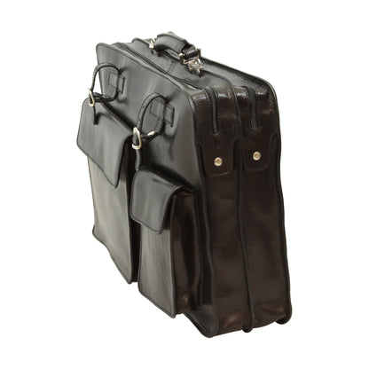 Leather Briefcase - Black