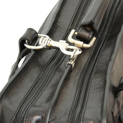 Leather Briefcase - Black