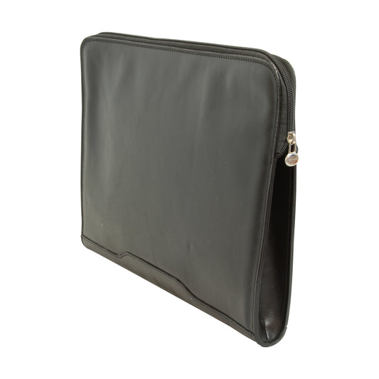 Leather Portfolio- Black