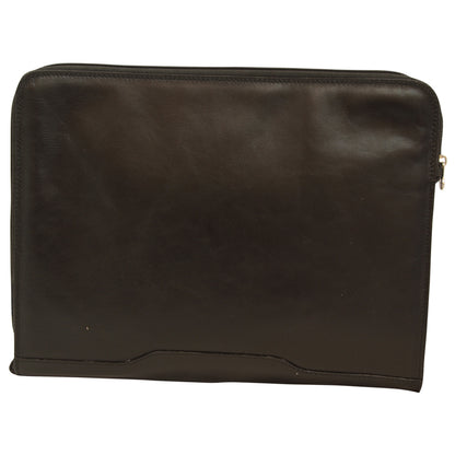 Leather Portfolio- Black