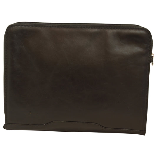 Leather Portfolio- Black