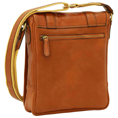 Soft Calfskin Leather Satchel Bag - Gold