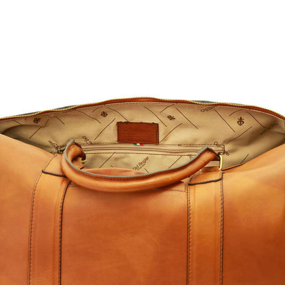 Calfskin Nappa Messenger Bag - Gold