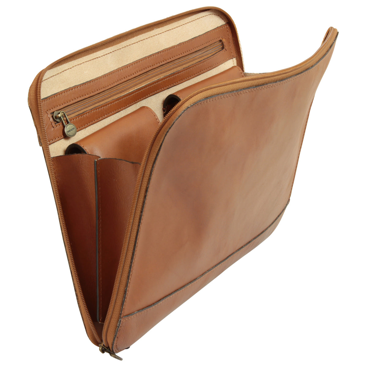 Leather Folder - Brown Colonial