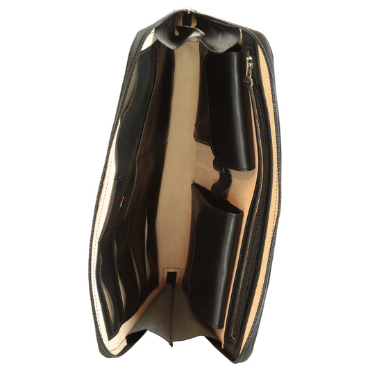 Leather Folder - Black