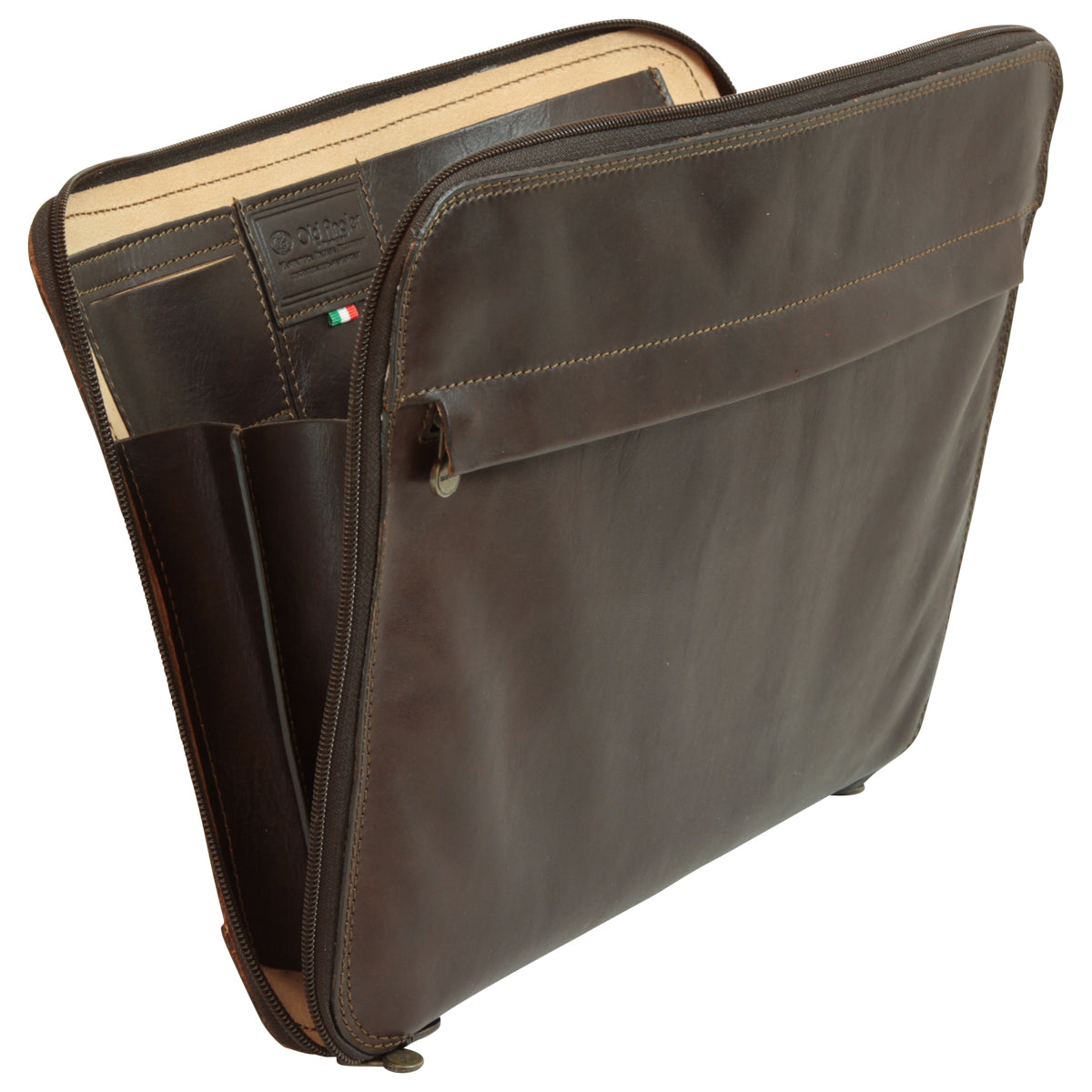Leather Folder - Dark Brown
