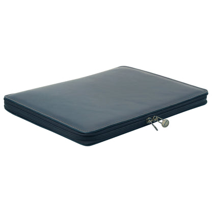 Cowhide Leather Portfolio - Black