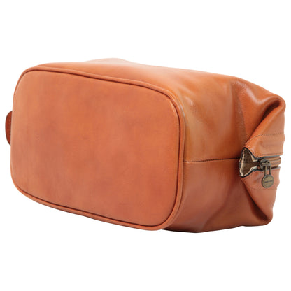 Leather Beauty Case - Brown Colonial