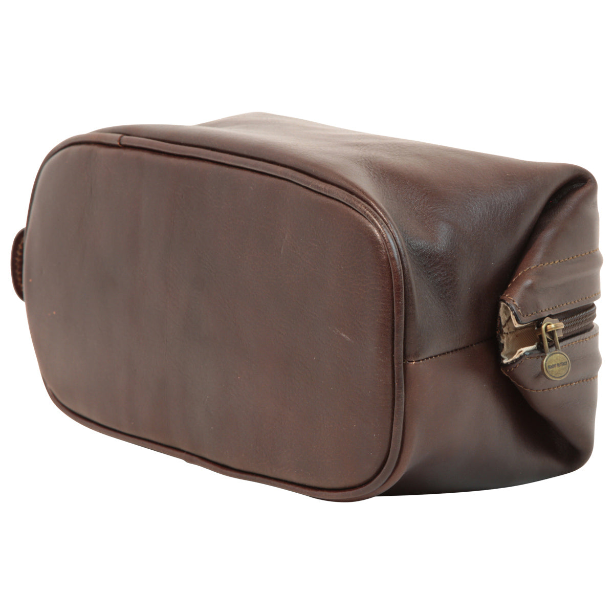Leather Beauty Case - Dark Brown