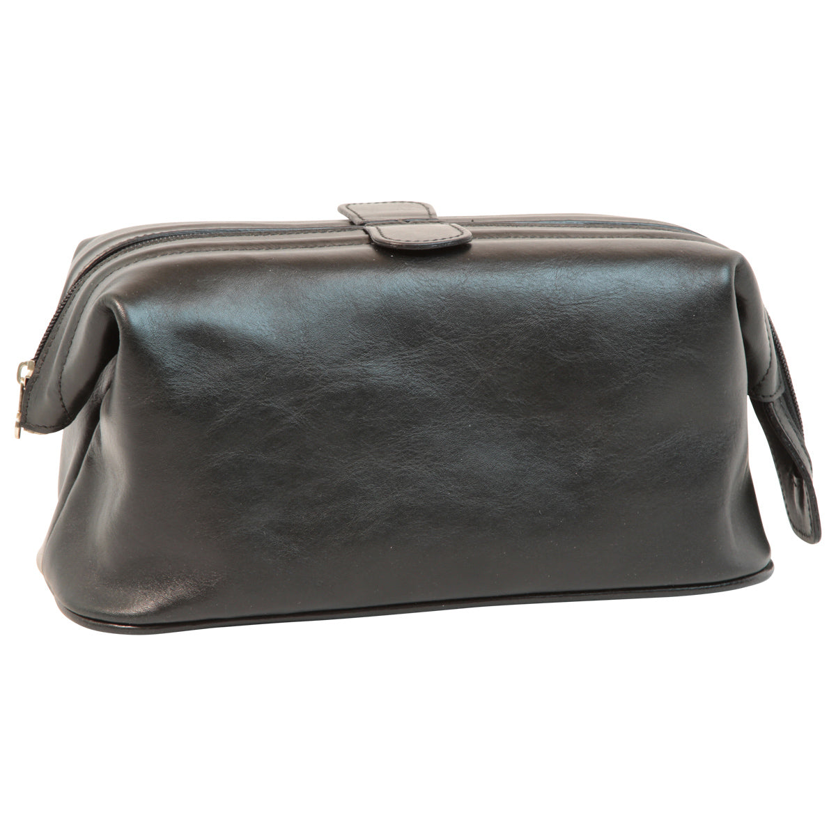 Leather Beauty Case - Black